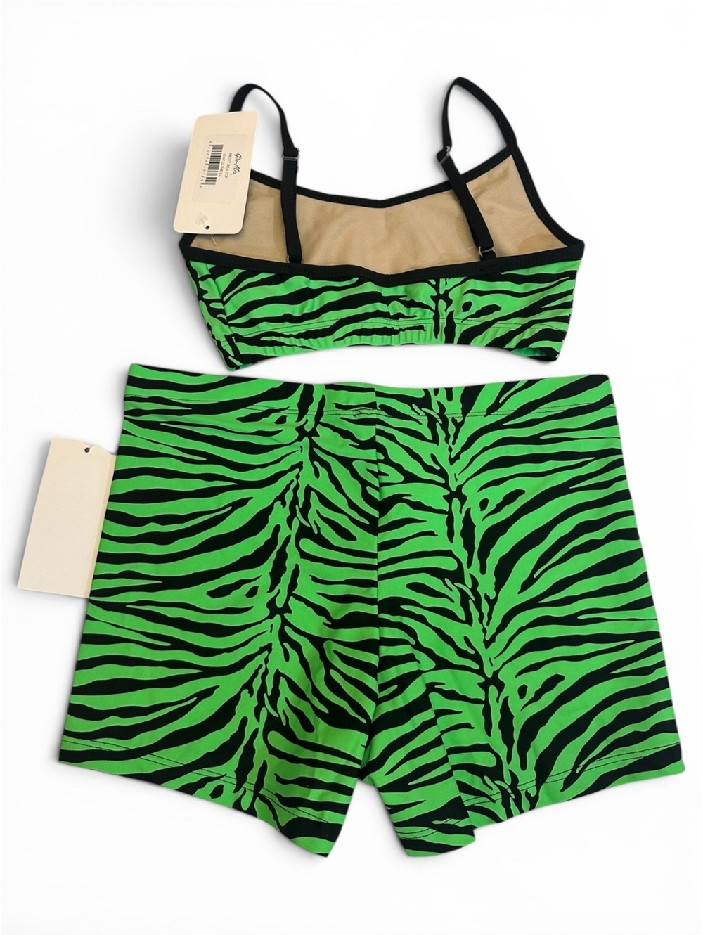 Neon Green Zebra Set - Picture 2 of 2